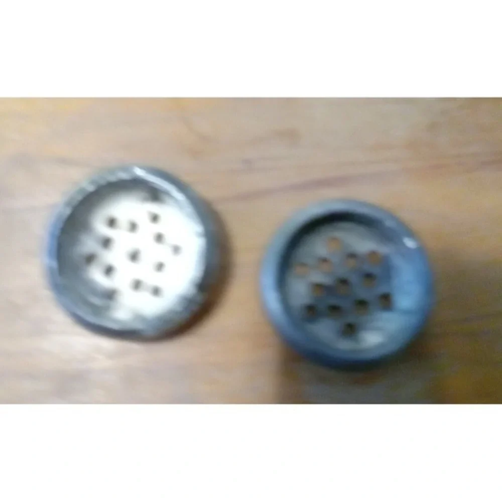 Salt & Pepper Shakers #2311 Sailboat Windmill  Church Silver Vintage W.B. Metal‎